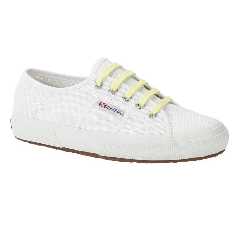 Superga Plain Cotton Shoe Laces / Light Yellow